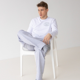 мужская пижама "White/grey"