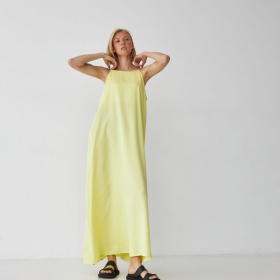 сукня літня довга "Light lemon"