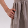 льняна сукня-вишиванка "Grey"