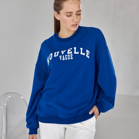 світшот оверсайз "Nouvelle vaque/ultramarin"