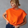  футболка-безрукавка однотонна "Orange"