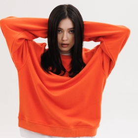 світшот оверсайз "Orange Happiness"