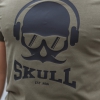 футболка чоловіча з принтом "Scull/green"