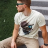 футболка чоловіча з принтом "Cat"